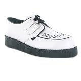 Search : Underground Creepers Wulfrun White Leather Womens Shoes