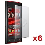 6-PACK Nokia X6 Combo LCD Clear Screen Guard Film for Nokia X6