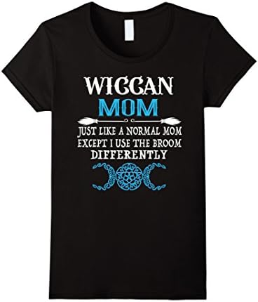 Women's Wiccan Mom - I Use The Broom Differently Medium Black