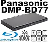 NEW PANASONIC DMP-BD77 All Region Multi Zone DVD Blu Ray Player MultiZone PAL/NTSC. 100~240V 50/60Hz (6 Feet HDMI Cable Included