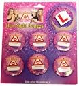 7 piece Hen Night Badge set