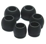 Black Replacement earbuds for Creative, Koss, Logitech, Phillips