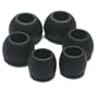 Black Replacement earbuds for Creative, Koss, Logitech, Phillips
