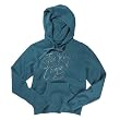 FOX Girls Wings of Glory Hoody Teal XL