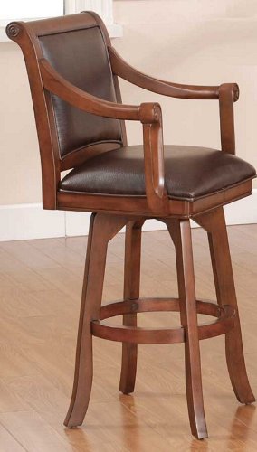Hillsdale Palm Springs 30 in. Swivel Bar Stool with Arms On Sale