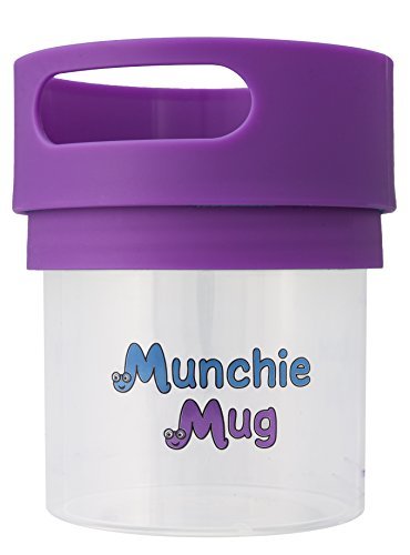 Munchie Mug Snack Cup 12 Oz Purple