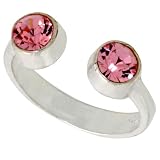 419dhiNuV6L. SL160  Pink Tourmalinecolored Crystals October Birthstone Adjustable Size 2
