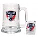 Dallas Fc Dallas - Glass Tankard and Square Shot Glass Set - Primary Team Logo