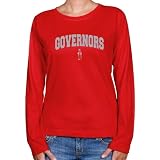 Austin Peay State Governors Ladies Red Logo Arch Classic Fit T-shirt-