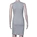 Kissky Women's Color Block Long Sleeve Bodycon Tshirt Dress