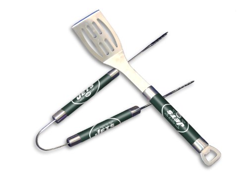 NFL New York Jets Barbeque Tongs and Spatula Set