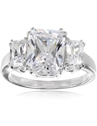 Sterling Silver Cubic Zirconia Ladies Ring