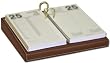 Rustic Genuine Leather Executive 4.5x8" Calender Holder