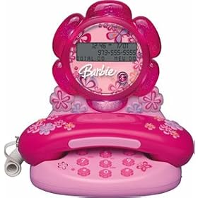 Emerson BAR550 Barbie Blossom Telephone with Caller ID