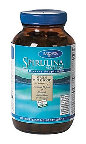 Earthrise - Spirulina, 500mg, 360 tablets
