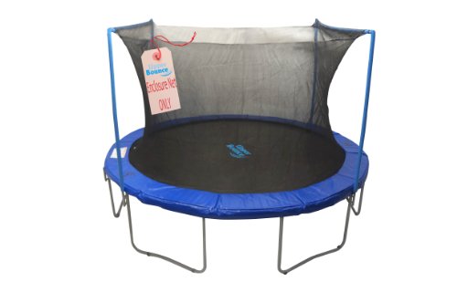 Upper Bounce Trampoline Enclosure Safety Net with Sleeves on Top, Poles Sold Separately