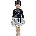 Jastore® Kids Girl Cute 2PCS Diamond Clothing Set Long Sleeve Top +Dot Tutu Skirt