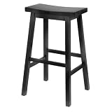 WinsomeSaddleSeat29-InchBarStool,Black