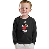 Miami Heat adidas Kids (4-7) Primary Logo Long Sleeve T-Shirt