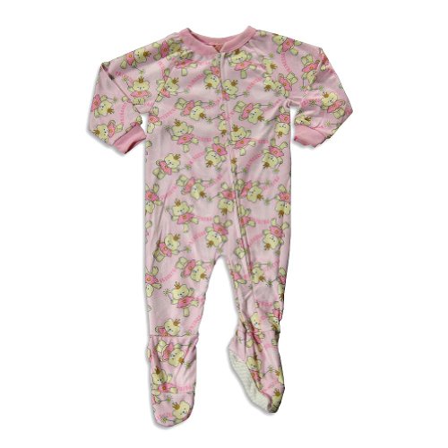 Carters Watch The Wear - Infant Girls Footed Princess Cat Blanket Sleeper, Pink (Size 24Months)