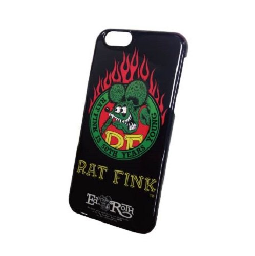 グルマンディーズ RAT FINK iPhone6対応 シェルジャケット ブラック RF-13C