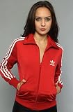 Search : adidas The Firebird Track Top in Red,Track Jackets for Women