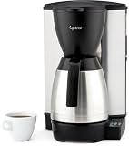 Capresso MT600 10-Cup Programmable Coffeemaker with Stainless-Steel Thermal Carafe