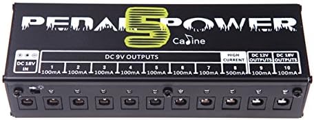 Caline CP-05 Guitar Effect Pedals Power Supply 8 Way DC 9V & 1 Way DC 12V & 1 Way 18V