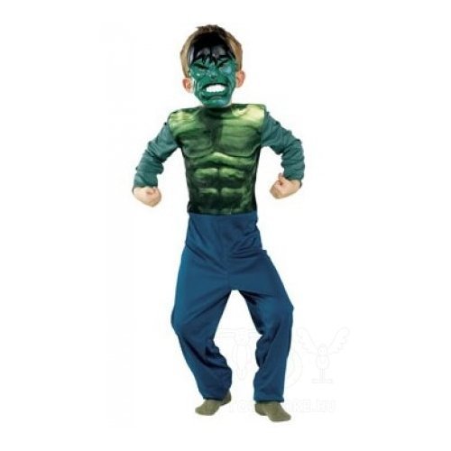Marvel Incredible Hulk Child Costume And Mask Dress Up Set (large 8-10 Years) Picture