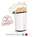 DASH DAPP150V2WH04 Hot Air Popcorn Popper Maker with Measuring Cup to Portion Popping Corn Kernels + Melt Butter, 16, White