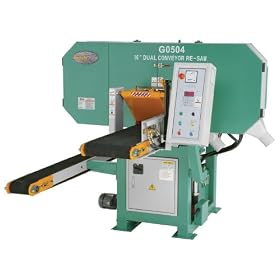 Grizzly G0504 16" Dual Conveyor Horizontal Re-Saw Bandsaw