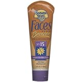 Banana Boat, Faces Plus Bronzer, UVA & UVB Sunblock, SPF 15, Instant Golden Color, 4 fl oz