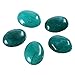 2pcs AAA Natural Aquamarine Oval Cabochon Flatback Semi-precious Gemstone Cabochons 16x12mm or 0.63