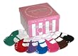7 Pair Mary Jane Baby Brights Socks-Keepsake Box-0-12m-Anti-slip Soles -Baby Emporio