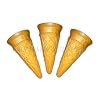 Baking Addict Mini Ice Cream Cones, Small Sugar Waffle Kids Cake Pop Cone - Pack of 36
