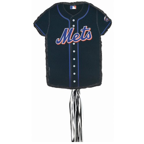 New York Mets Baseball - Shirt Shaped Pull-String Pinata