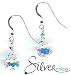 Gorgeous Swarovski Crystal and Sterling Silver Earrings