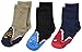 Stride Rite Boy's 3 Pack Dino Foot Dress Crew Socks