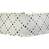 My Baby Sam Out of The Blue Crib Sheet, Navy/Gray