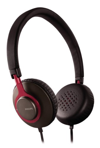 Philips SHL5500/28 Headband Headphone (Red/Black)
