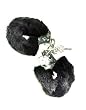 Black Fur Handcuffs