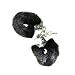 Black Fur Handcuffs