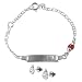 Sterling Silver Lady Bug Kid's Bracelet/Earring Set
