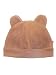 Cozie Fleece Hat with Ears by Zutano - Chocolate - 6-12 Mths