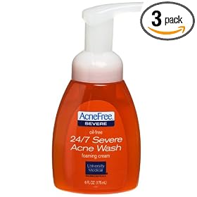 AcneFree 24/7 Severe Acne Wash, 6-Ounce Bottles (Pack of 3)
