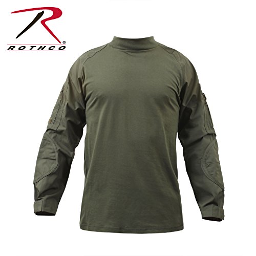 Rothco Combat Shirt, Olive Drab, X-Large