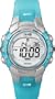 Timex Women's T5K460 1440 Sports Digital Silver/Translucent Blue Resin Strap Watch