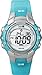 Timex Women's T5K460 1440 Sports Digital Silver/Translucent Blue Resin Strap Watch