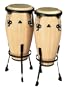 Meinl 8-inch+ 9-inch Wood Conga Set Incl. Basket Stands