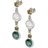 LogoArt Green Bay Packers Crystal Earring